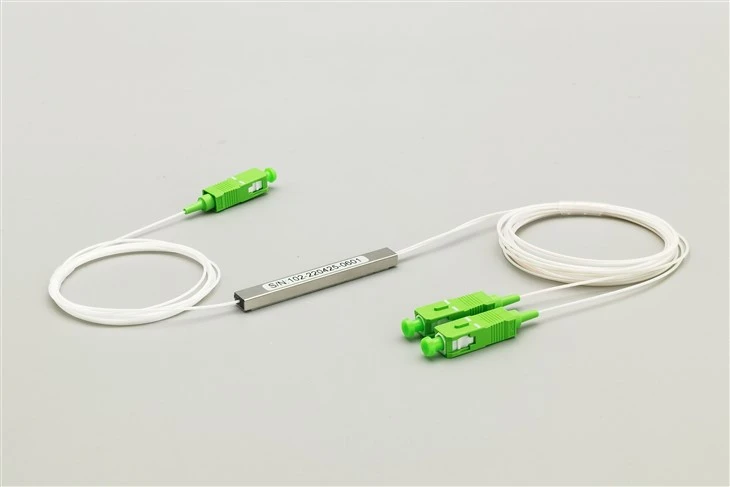Splitter de fibre PLC 1×2, mini modul, SC/APC